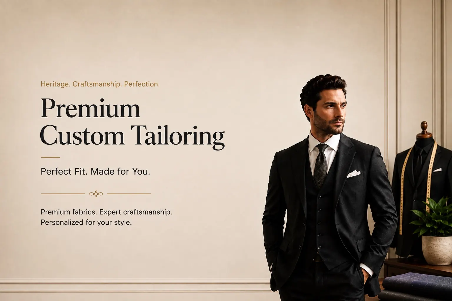 Tailor 67 — Premium Custom Tailoring, Perfect Fit Made for You